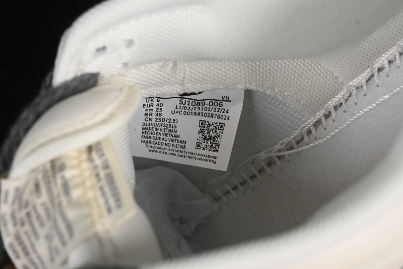 Nike SB Dunk Low Carhartt Collaboration - Off White Grey Swoosh Anniversary Custom Low-Top Casual Skate Shoes - SJ1089-006