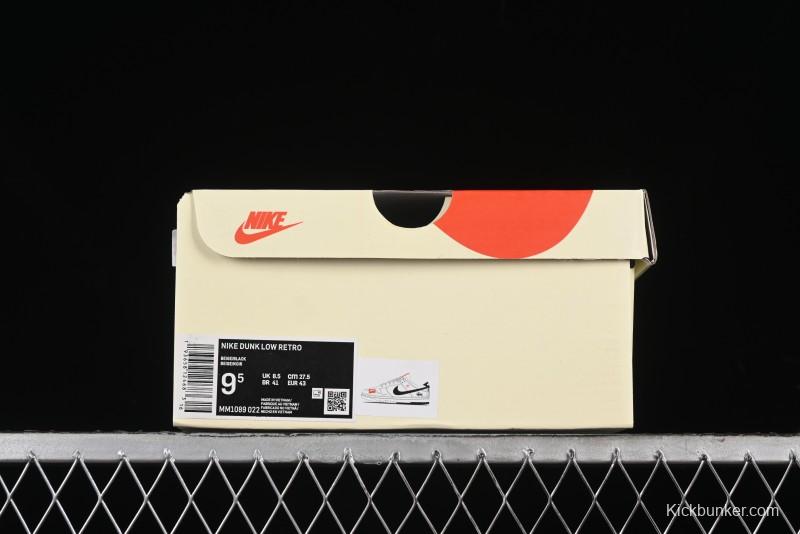 Nike SB Dunk Low Stussy Collaboration Patchwork Grey White Black Swoosh Anniversary Custom Low-Top Casual Skate Shoes - MM1089-022