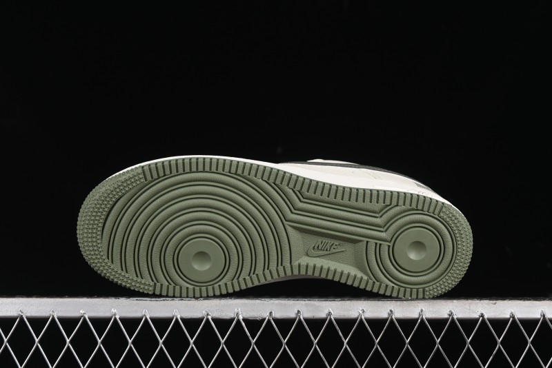 Nike Air Force 1 '07 Low QR Code Military Green Starry Sky Casual Sneakers - CU1836-966
