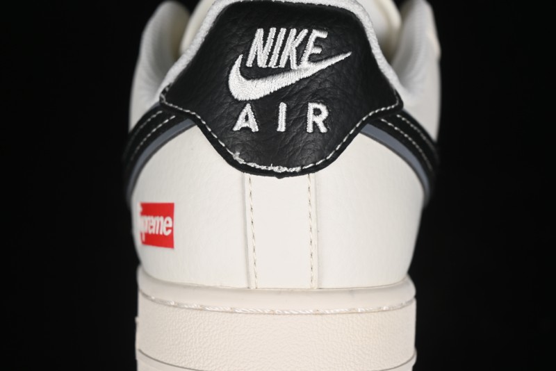 Nike Air Force 1 '07 Low Supreme Collaboration - White Black - XZ3368-001