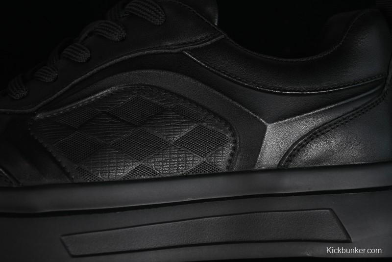 Ecco Street ACE Series Autumn New Retro Fashion Genuine Leather Platform Casual Sneakers - 63336101001