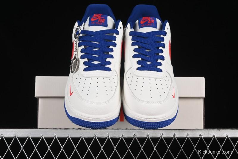 Nike Air Force 1 '07 Low Champion Collaboration - Blue White Red Low-Top Casual Sneakers - KK1988-002