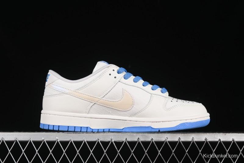 Nike SB Dunk Low Stussy Series - Woven Colorful White Swoosh Anniversary Custom Low-Top Casual Skate Shoes - KK1888-014