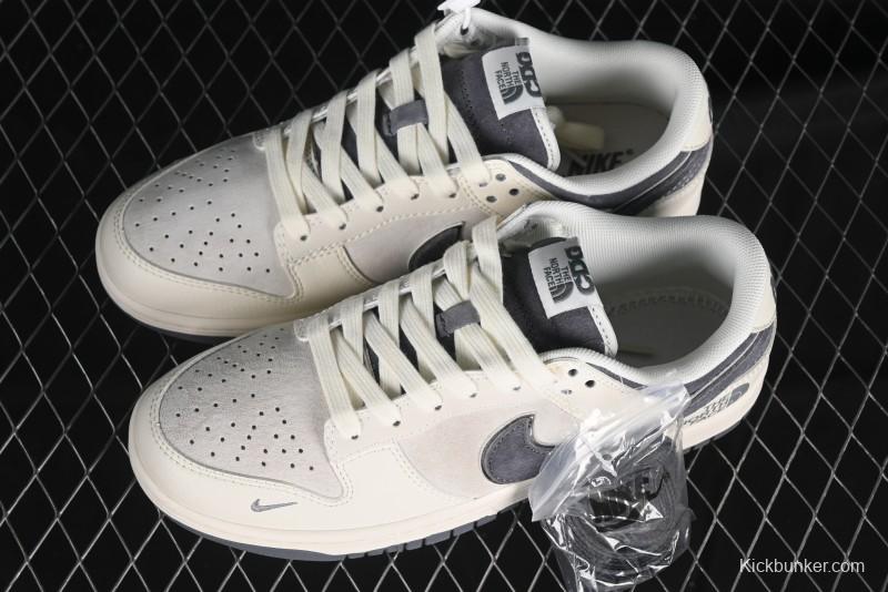 Nike SB Dunk Low The North Face Collaboration - Anniversary High-End Customized Low-Top Casual Skate Shoes - DQ1098-513