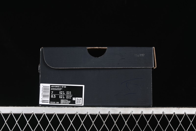 Nike Air Force 1 '07 Low Casual Sneakers with Full-Length Air Cushion - FZ1151-100