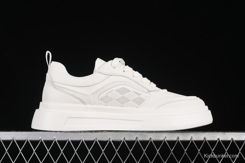 ECCO Street ACE Series Autumn New Retro Fashion Casual Leather Platform Sneakers - 63336101002