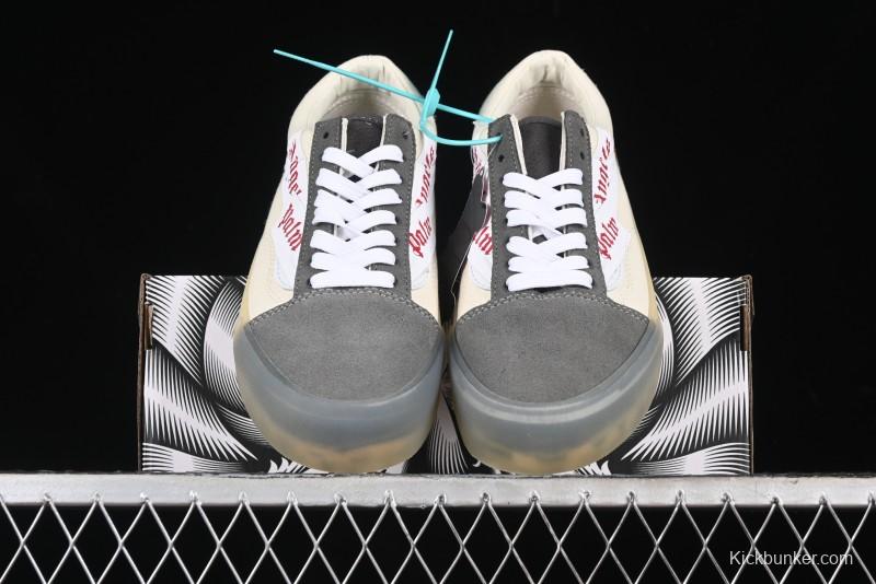 Vans Classics Knu Skool Low-Top Casual Sneakers with White Suede and Gum Sole - VN000CRPGRN