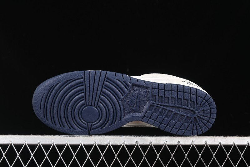 Nike SB Dunk Low The North Face Collaboration - Grey Pigskin White Swoosh Anniversary Custom Low-Top Casual Skate Shoes - KK1333-006