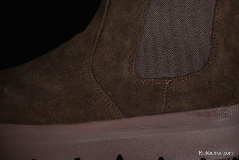 UGG Burleigh Chelsea Winter Boots for Men with Lightweight Anti-Slip Sole and Genuine Wool Leather - 1152050