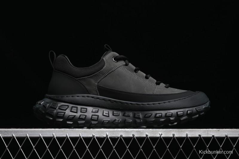 ECCO Off-Road Series Lightweight Cushioned Leather Durable Outdoor Hiking Running Shoes - 63513001001