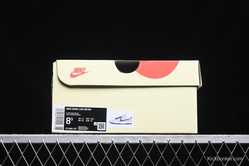 Nike SB Dunk Low Stussy Anniversary Custom Low-Top Casual Skate Shoes - FC1688-197