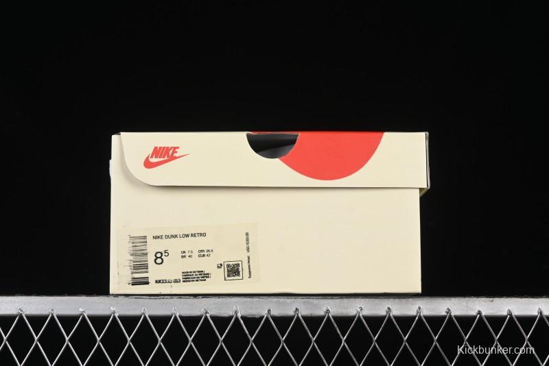 Nike SB Dunk Low Collaboration with Violent Bear - Patchwork Grey Swoosh Anniversary Custom Edition Low-Top Casual Skate Shoes - KK1333-013