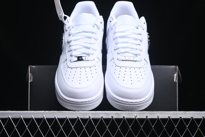 Nike Air Force 1 '07 Low Stussy Collaboration - Crystal Milk Coffee Low-Top Casual Sneakers - IF1686-101