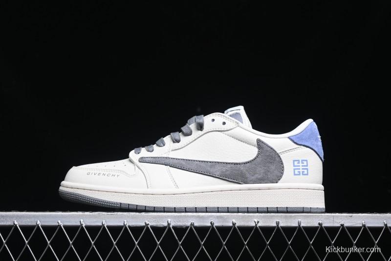 Nike Travis Scott x Fragment Design x Air Jordan 1 Low OG SP AJ1 LX1988-111