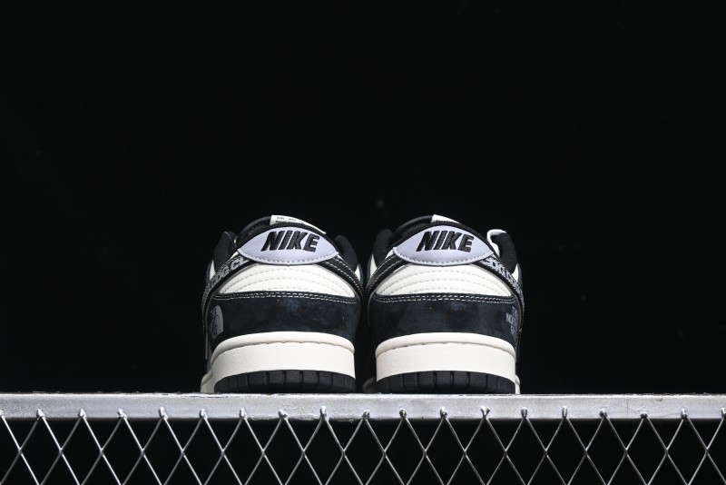 Nike SB Dunk Low The North Face Collaboration - EDG Print Anniversary Customized Low-Top Casual Sneakers - XS1086-005
