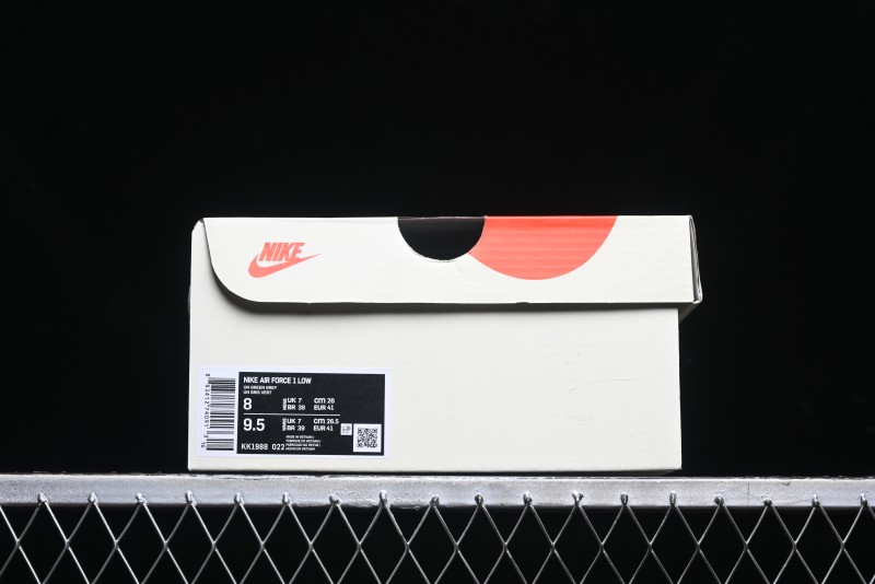 Nike Air Force 1 '07 Low UN Collaboration - Moss Green Low-Top Casual Sneakers - KK1988-022