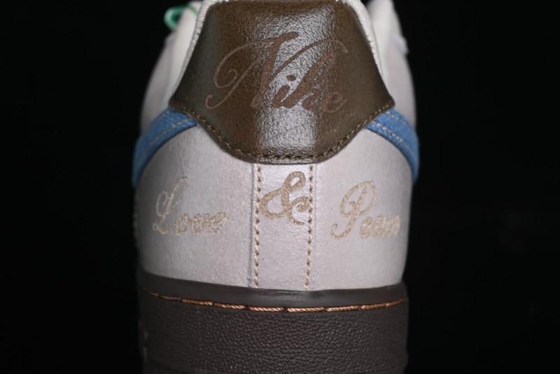 Nike Air Force 1 '07 Low Casual Sneakers with Full-Length Air Cushion - HQ3458-142