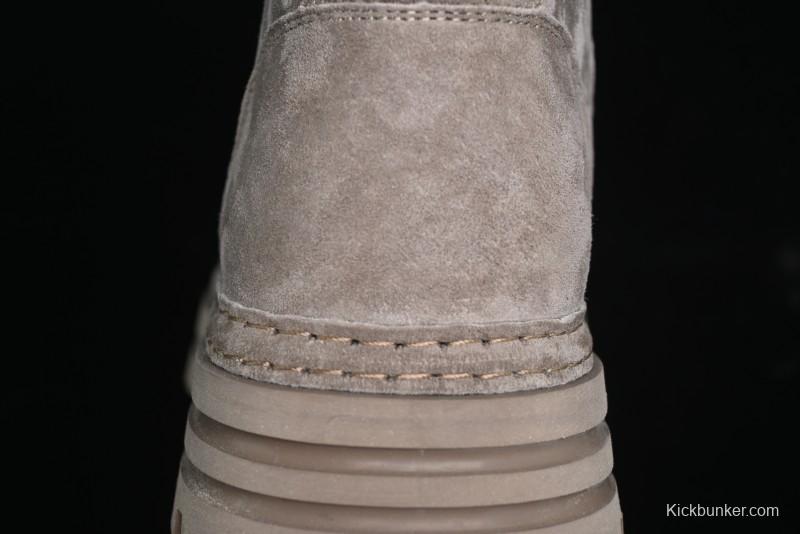 ECCO Cool Series Workwear Leather Anti-Slip Platform Chelsea Boots - 63890801001