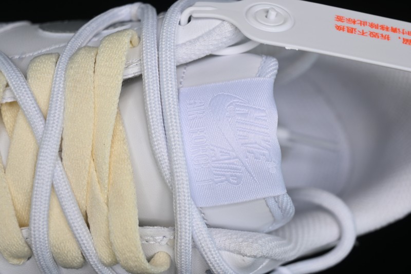 Nike Air Force 1 '07 Low Silver Hook Off-White Style Casual Sneakers - ZH0316-049
