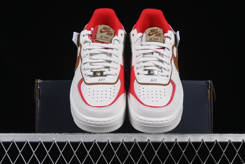 Nike Air Force 1 Shadow Lightweight Elevated Low-Top Casual Sneakers - HQ3400-030