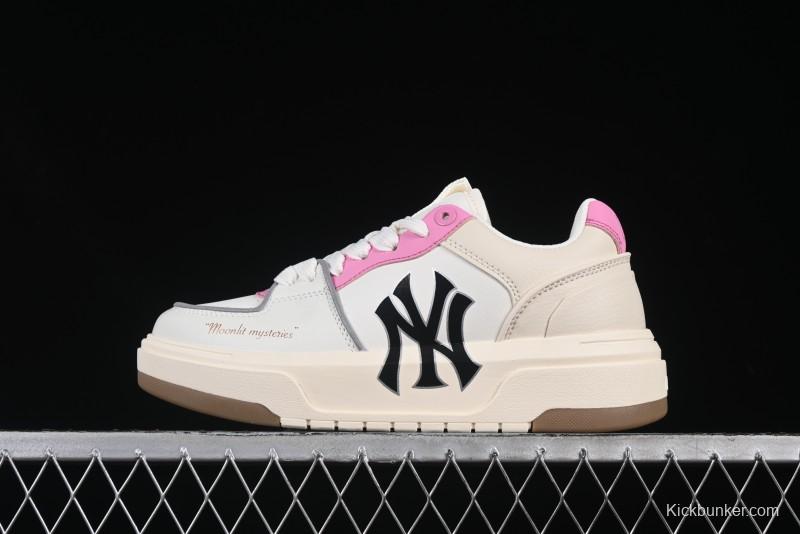 New York Yankees Chunky Liner Mid Denim Monogram Platform Sandals - 3ASXCA12N50IVS