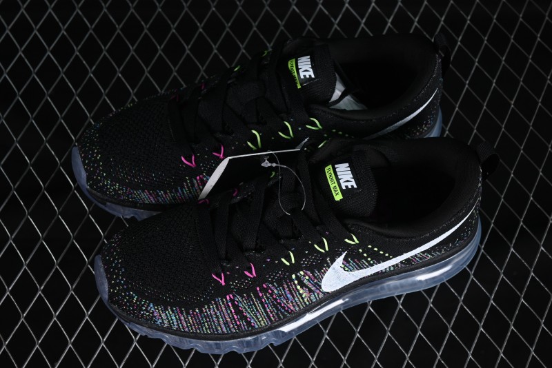 Nike Air Max Flyknit 2014 Running Shoes with Full-Length Air Cushion - 620469-015