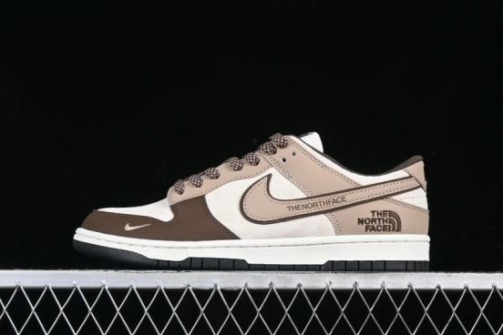 Nike SB Dunk Low The North Face Year of the Snake Collaboration Subtitle Brown Hook Anniversary High-End Custom Low-Top Casual Skate Shoes - DJ2024-090