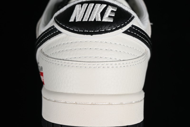 Nike Supreme x SB Dunk Low Stone Island Collaboration - Beige Black Starry Sky Anniversary Custom Low-Top Casual Skate Shoes - BB9866-003