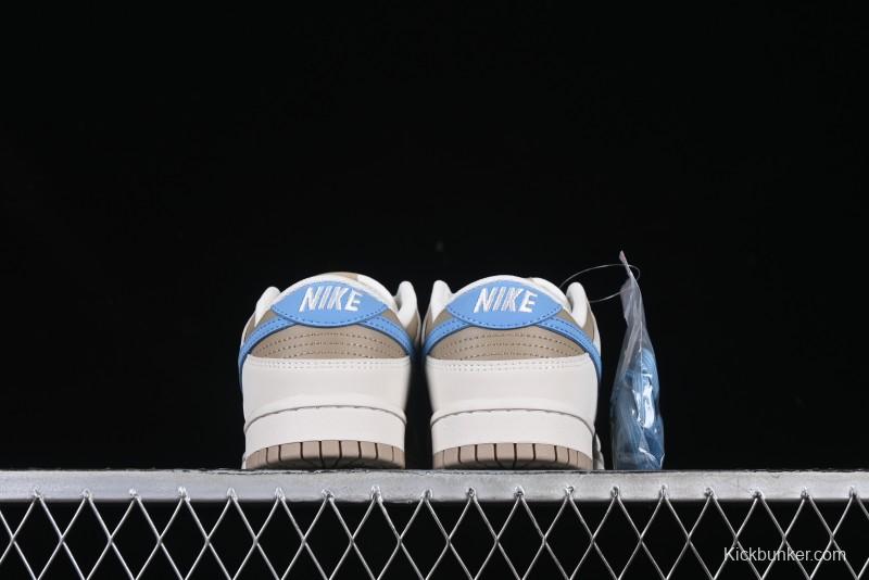 Nike Dunk Low Retro Premium Casual Sneakers in Caramel Cream - HQ1175-240