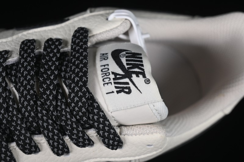 Nike Air Force 1 '07 Low Ted x Portland Triple Collaboration Reflective Black Casual Sneakers - DD8959-706