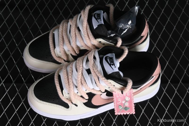 Nike Dunk Low White Dream Garden Black White SB Low Top Casual Skate Shoes - FD1232-001