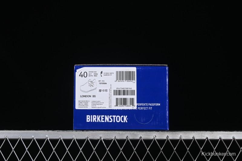 Birkenstock London BS Unisex Slip-On Casual Shoes with Soft Suede Leather and Lambswool Insole - BS