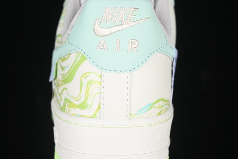 Nike Air Force 1 '07 Low "Green Snake" Year of the Snake Limited Edition Casual Sneakers with Bamboo and Serpent Design - FB1893-555