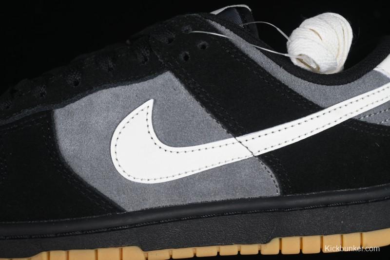Nike Dunk Low Casual Sneakers in Black-Grey Colorway - HQ1931-001