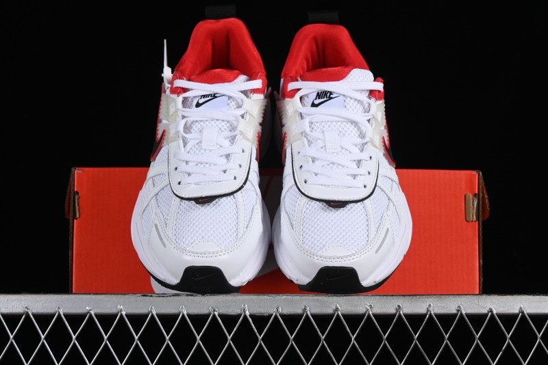 Nike Runtekk V2K Retro Low-Top Running Shoes with Cushlon Midsole and Distressed Effect - HF0120-100