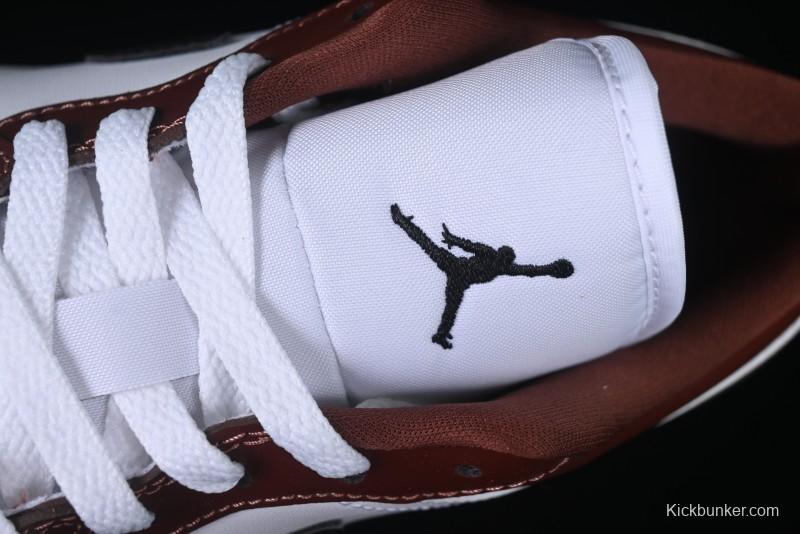 Nike Air Jordan 1 Low AJ1 White University Red Casual Sneakers - HF3148-102