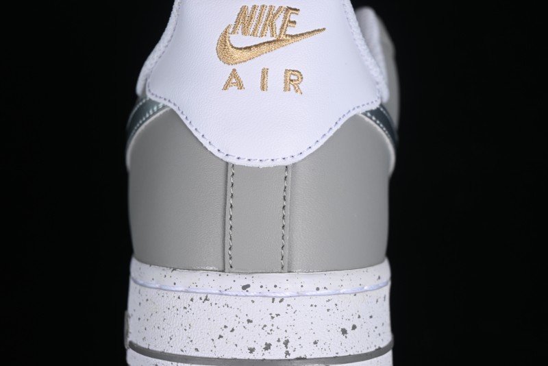 Nike Air Force 1'07 Low Grey Silver Splatter Casual Sneakers - MK5639-889