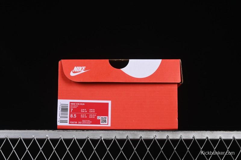 Nike Runtekk V2K Retro Low-Top Running Shoes with Cushlon Foam Midsole - FD0736-202