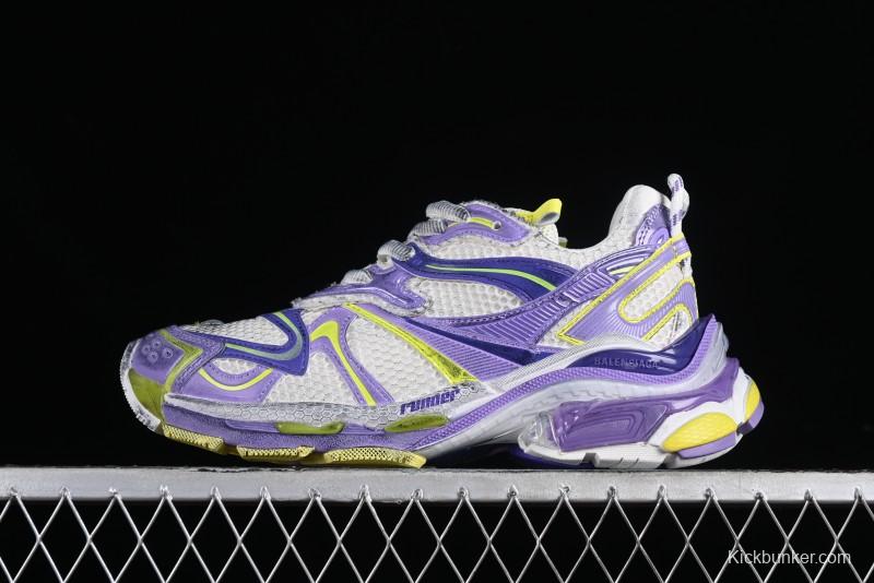 Balenciaga Runner Kith Four Color Retro Casual Shoes - W3RXP9570
