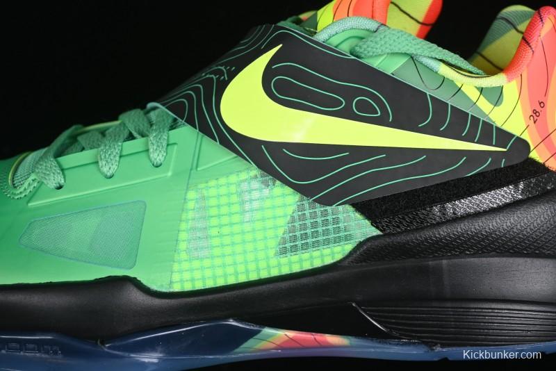Nike KD 4 Weatherman All Star Basketball Shoes with Zoom Air Cushion and Adaptive Fit System - FN6247-300
