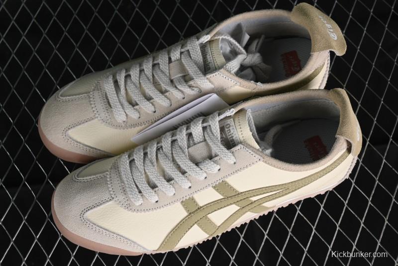Onitsuka Tiger Mexico 66 Low-Top Leather Casual Running Shoes - 1183C076-101