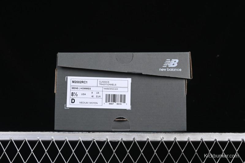 New Balance 2002 Series Retro Casual Running Shoes with Upgraded N-ERGY Cushion - M2002RC1