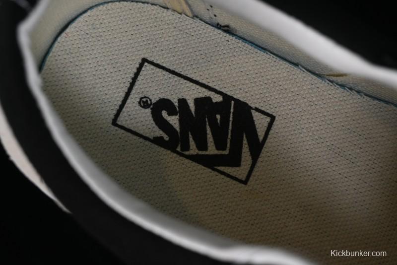 Vans Buzz Old Skool Peace Dove Classic Canvas Patchwork Low-Top Skate Shoes - VN000CR5BPB