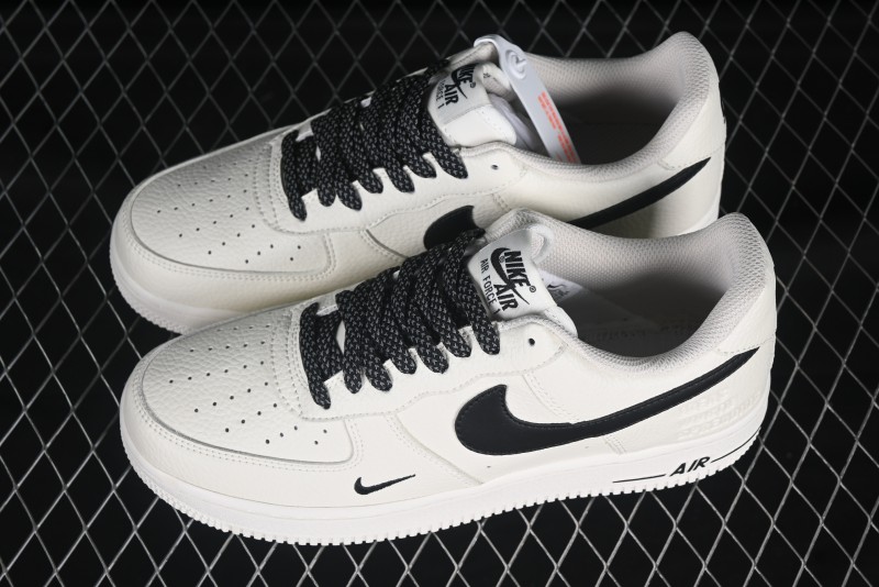 Nike Air Force 1 '07 Low Ted x Portland Triple Collaboration Reflective Black Casual Sneakers - DD8959-706