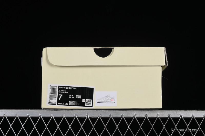 Nike SB Dunk Low Supreme Collaboration - Double Swoosh Anniversary Custom Low-Top Casual Skate Shoes - BB8675-104