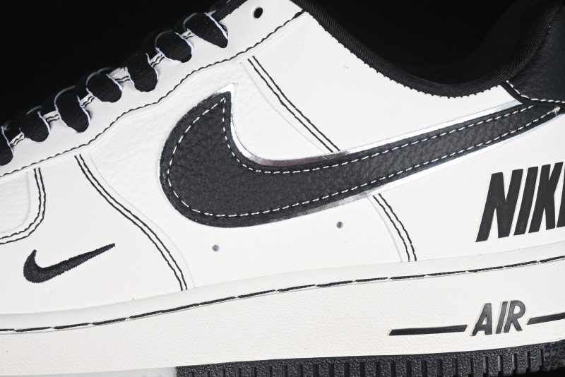 Nike Air Force 1 '07 Low Collaboration Sneakers with Black Stitch Dual-Color Sole - CH6336-515