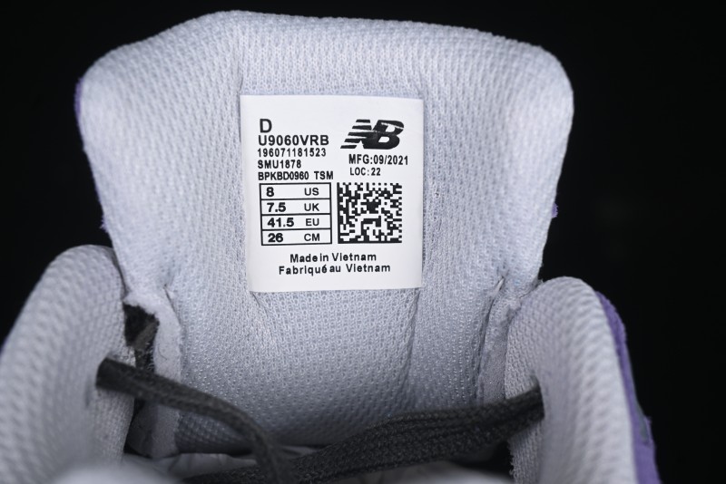 New Balance 9060 Retro Casual Running Shoes with ABZORB Cushioning - U9060VRB