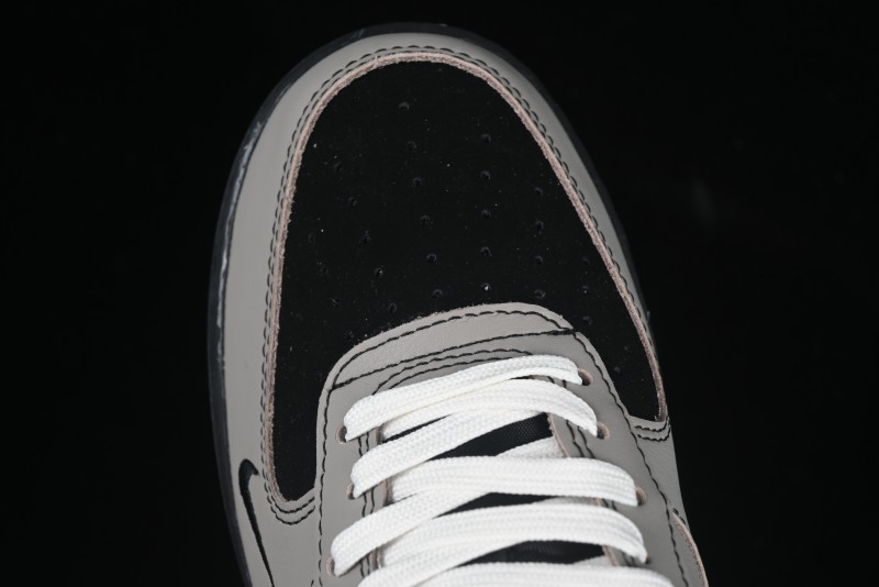 Nike Air Force 1 '07 Low UN Retro Gray Casual Sneakers with Full-Length Air Cushion - KK1988-064
