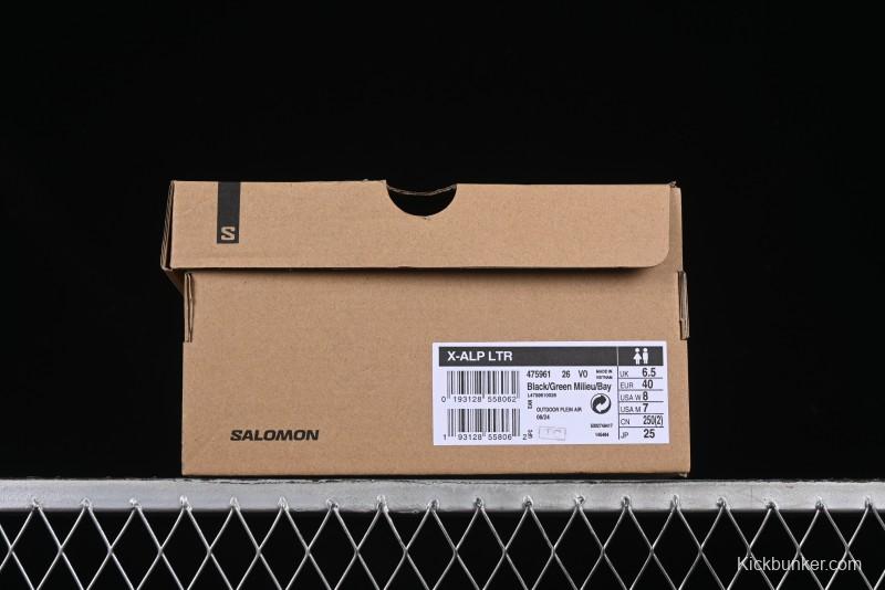 Salomon x Contragrip All-Terrain Hiking Shoes - Lightweight Gray with Black & Teal Accents