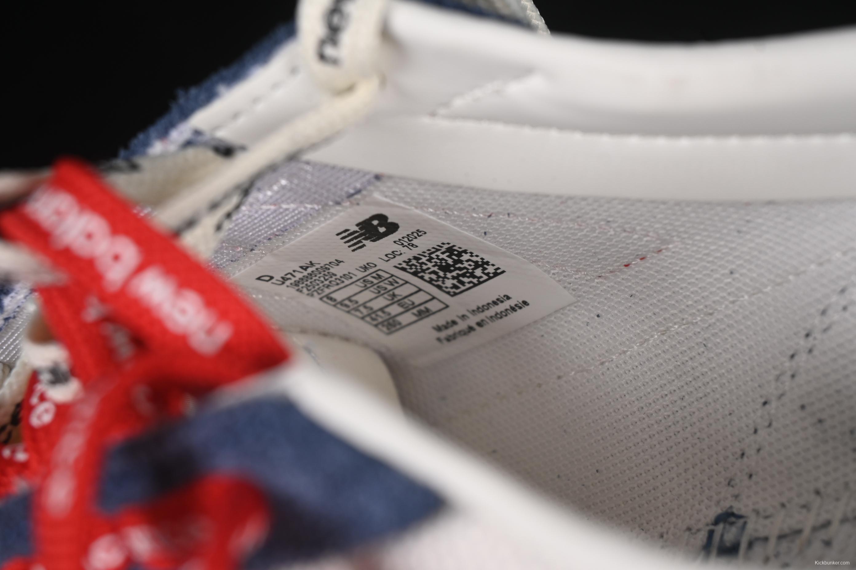 New Balance 471 Series Fabric and Split Leather Lifestyle Casual Shoes - U471AK